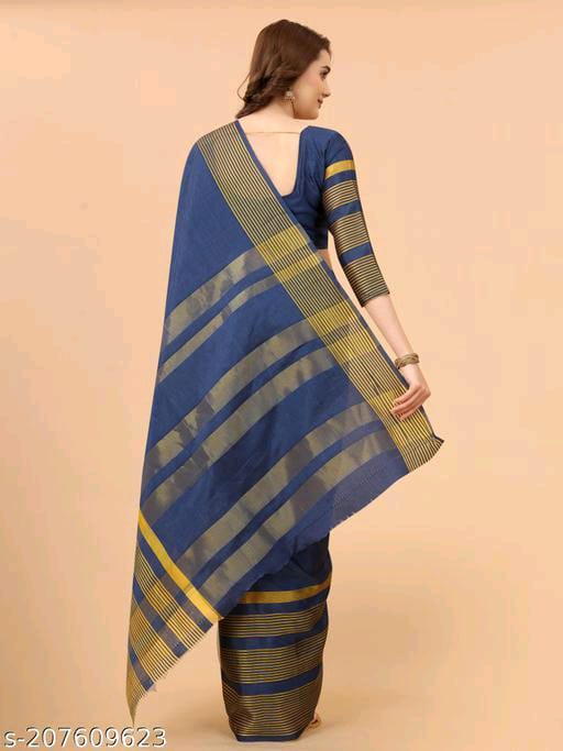 Ritika Lining Cotton Silk Daily Wear Sarees Catalog